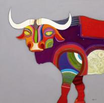 BullBerry, acryl on canvas, 80x80 cm, 2013