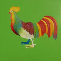 Sherlock, acryl on canvas, 100x100cm, 2013